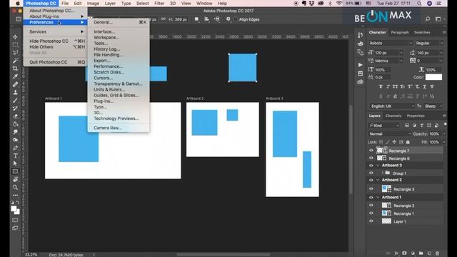 PHOTOSHOP для начинающих | Урок #8. Артборды или монтажные области - как с ними работать и зачем?