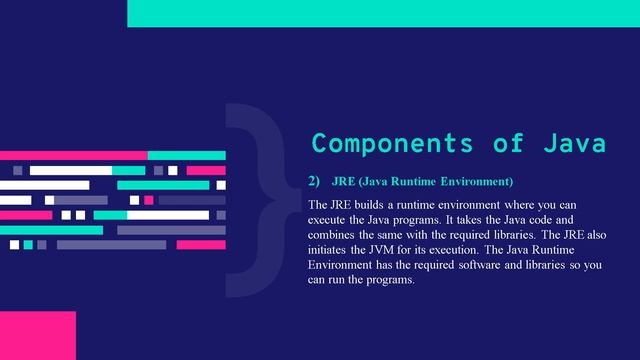 Java Architecture and Components
