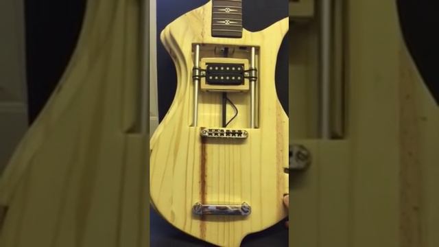 Custom guitar with arduino controlled pickup slider