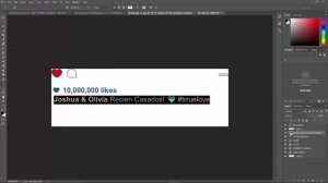 Editing  Instagram Frame template in Photoshop