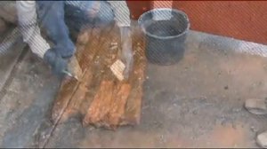 Мытый бетон, тротуарная плитка с фактурой камня