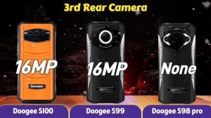 Doogee S100 (vs) Doogee S99 (vs) Doogee S98 pro - Best Doogee rugged smartphones 2023 | Pro