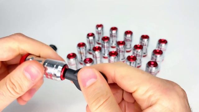 Гайки колесные Volks M12х1,25, красные, комплект смотреть онлайн