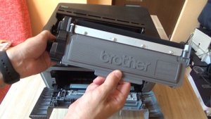 Cum scot tonerul Brother DCP-L2500D - How to remove toner and Drum Brother DCP-L2500D series