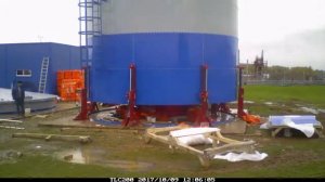 Монтаж сборных пожарных резервуаров 350 куб.м.