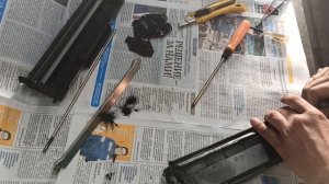 Заправка, полная разборка картриджа Samsung MLT-D101S от принтера Samsung ML-2160