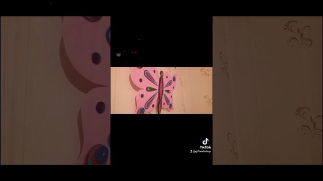 №2 Вторая бабочка из изолона. Настенный светильник бра БАБОЧКА.