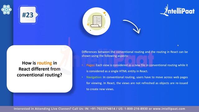 React Interview Questions | ReactJS Interview Questions and Answers | Intellipaat