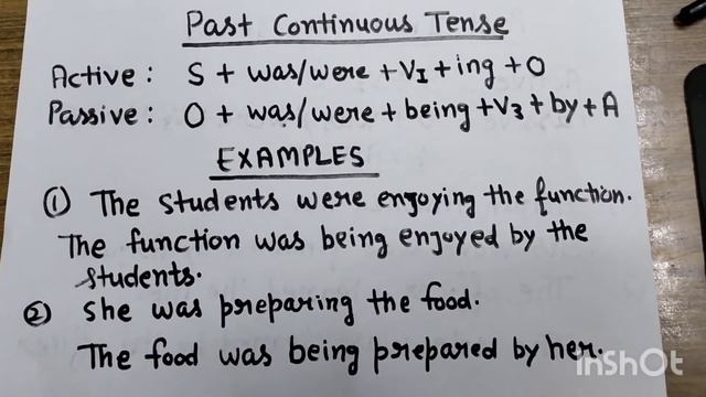 Change of Voice of PAST TENSE|Active Voice| Passive voice #activevoice #passivevoice #pasttenses