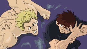 Шиба Чихару против Баки (Боец Баки)