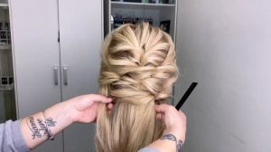 Греческая коса из резиночек