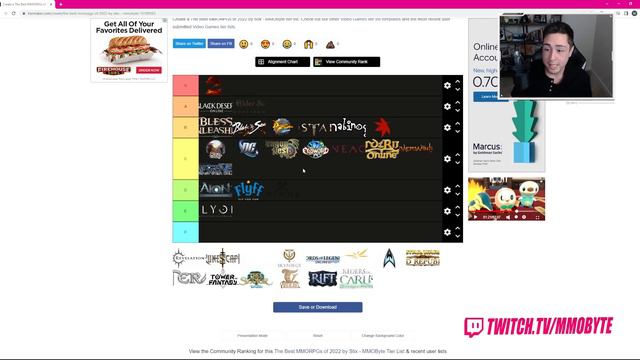 The Ultimate MMORPG Tier List - 2022 смотреть онлайн