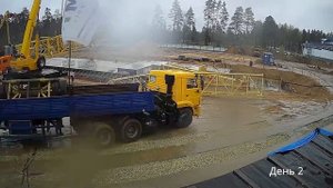 Монтаж башенного крана КБ-503