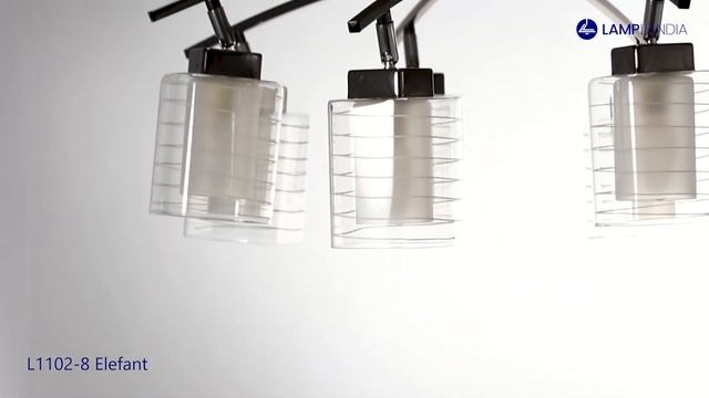Потолочная люстра L1102 8 Elefant Lamplandia смотреть онлайн