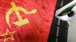 Флаг РФ и СССР 17.04.2022