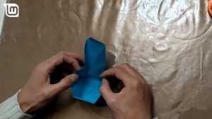 Kağızdan Qutu hazırlamaq Əl İşi - KAĞIZDAN QUTU NECƏ HAZIRLANIR? - Оригами Сундук из бумаги - ƏL İŞ