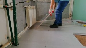 сухая стяжка пола. суперпол Кнауф