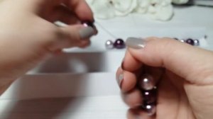 Как сделать своими руками бусы  и серьги из бусин Preciosa