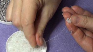 Мои рукоделки. Колье из бисера. Как я плету шнур из бисера.