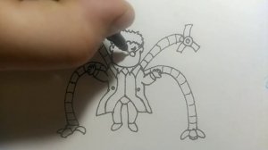 Как нарисовать доктора осьминога