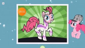 My Little Pony Раскраска 4. Пинки Пай и монумент смеха.