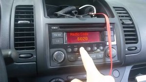 Разблокировка магнитолу Ниссан Ноут (www.nissancode.ru)