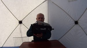 Компактный обогреватель для зимней палатки Тест на безопасность