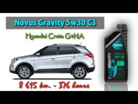 Novus Gravity 5w30 C3 (отработка из Hyundai Creta G4NA, 8 615 км., 376 моточасов).