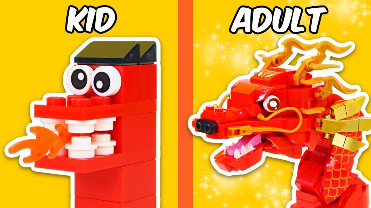 LEGO-строитель МАЛЫШ против ВЗРОСЛЫХ... перевод - TD BRICKS смотреть онлайн