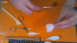 Цветок альстрамерия из холодного фарфора