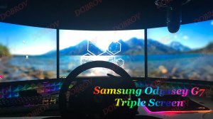 Собираю Triple Screen на мониторах Samsung Odyssey G7 | Samsung Odyssey G7 Triple Screen