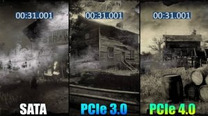 SSD NVMe PCIe 4.0 vs SSD NVMe PCIe 3.0 vs SSD SATA III Loading Windows and Games
