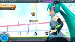 Hatsune Miku: Project DIVA F - Hatsune Miku - What Do You Mean!? (Hard)