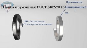 ШАЙБА ПРУЖИННАЯ (ГРОВЕР) ГОСТ 6402 - 70 #крепеж #severstal #казахстан