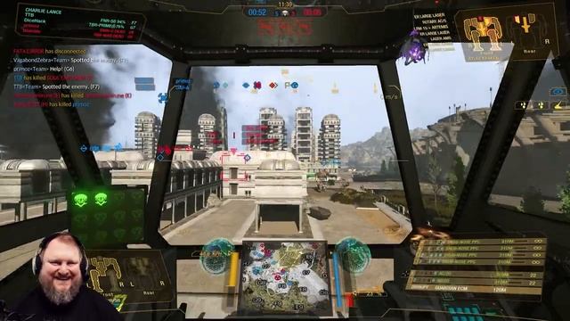 100 ton mech "SNEAKS" past enemy flankers! - Fafnir смотреть онлайн