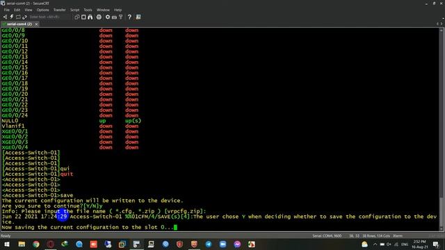 Real Configuration Stacking Huawei Switch S5735 смотреть онлайн
