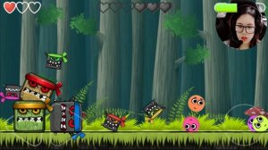 Red Ball 4 Color Pink Ball VS Basket Ball 'Fusion battle' with ' CAVES BOSS 2 VS CLASSIC BOSS 2