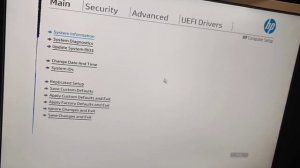 How to enter BIOS and change secure boot order HP prodesk 600 G3