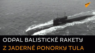 MO RF zveřejňuje video odpalu balistické rakety Siněva z jaderné ponorky Tula při výcviku ruských st