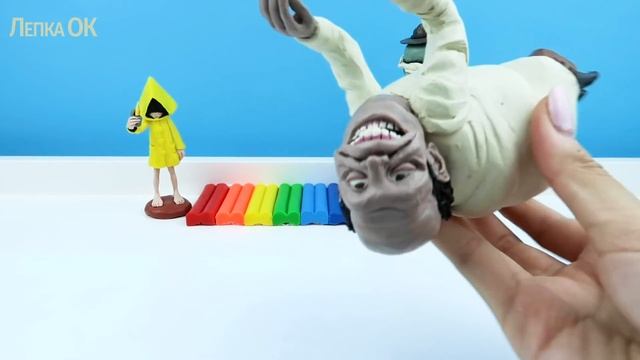 Доктор и Пациенты из Little Nightmares - Маленькие Кошмары 2. Лепим фигурки из пластилина с Лепка О смотреть онлайн