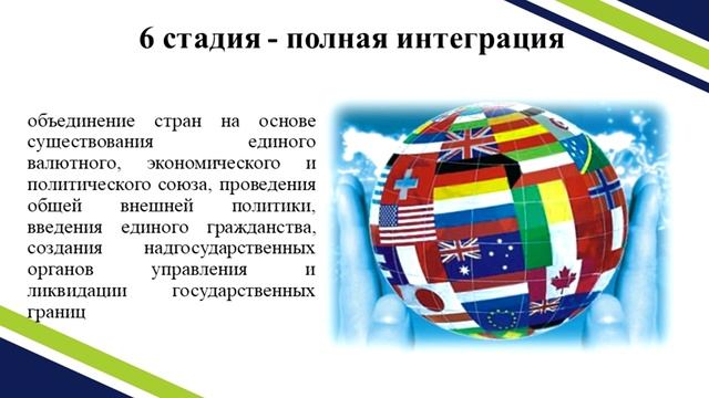 Тема 17. Международная экономическая интеграция