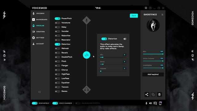 Ghostface (Scream) Voice Changer. How to do it with Voicemod