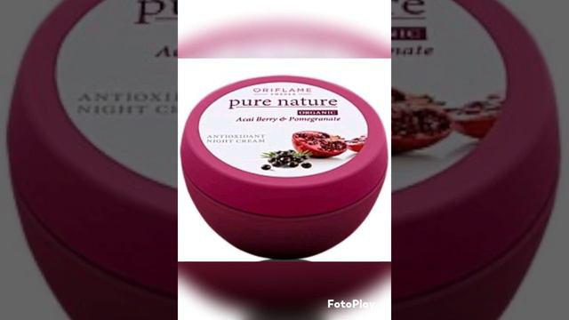 Oriflame's organic pure nature Acai Berry & Pomegranate range makes you youthful