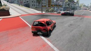 Realistic Car Crashes beamng drive 13 - 2023 Beam Ng Drive game