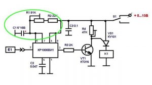 Сенсорный узел на популярной микросхеме КР1006ВИ1