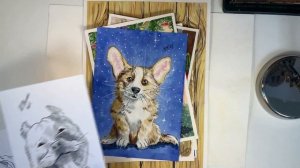 МОИ СТАРЫЕ РИСУНКИ/ показываю работы/ЧАСТЬ 1/как я училась рисовать?/масло/акварель/гуашь/карандаши