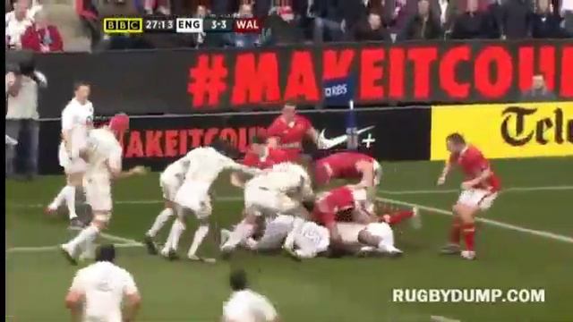 Sam Warburton tackle on Manu Tuilagi смотреть онлайн