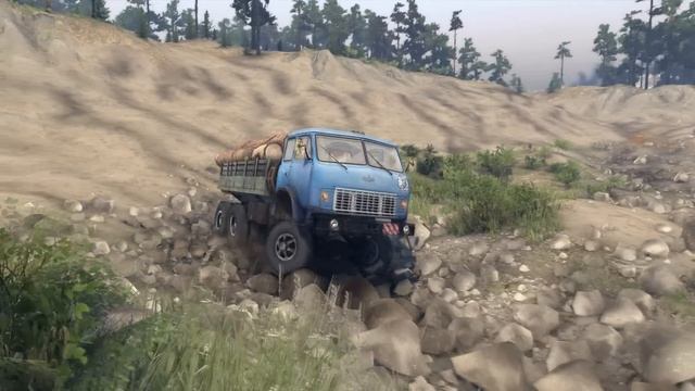 Spintires 2014 - МАЗ-515 смотреть онлайн