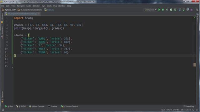 Python Programming Tutorial - 53 - Finding Largest or Smallest Items смотреть онлайн