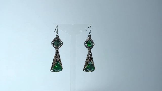 Серьги "Фламенко изумруд" picco смотреть онлайн